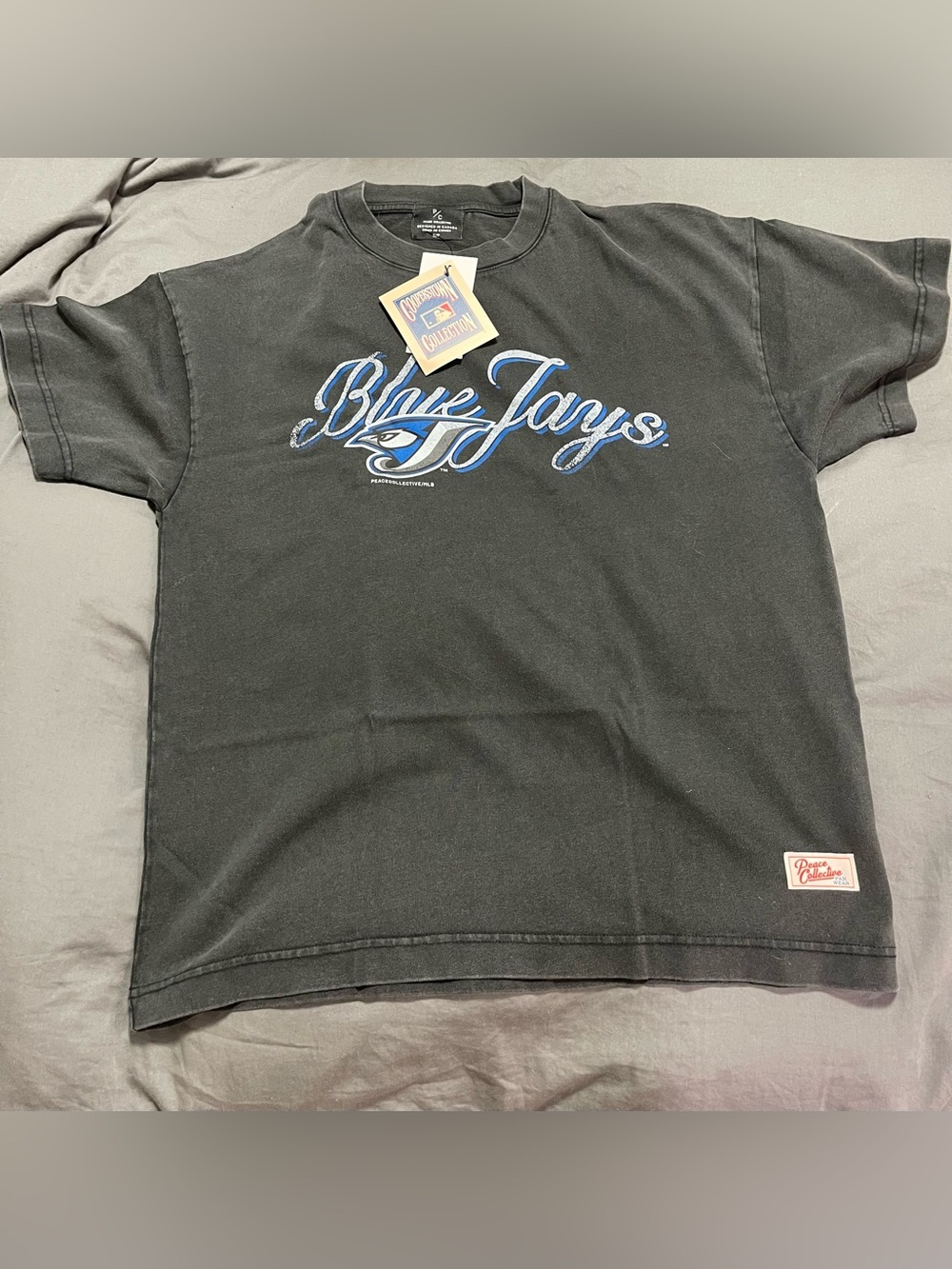 Cooperstown Collection by Peace Collective, Toronto Blue Jays T-Shirt, Size S
